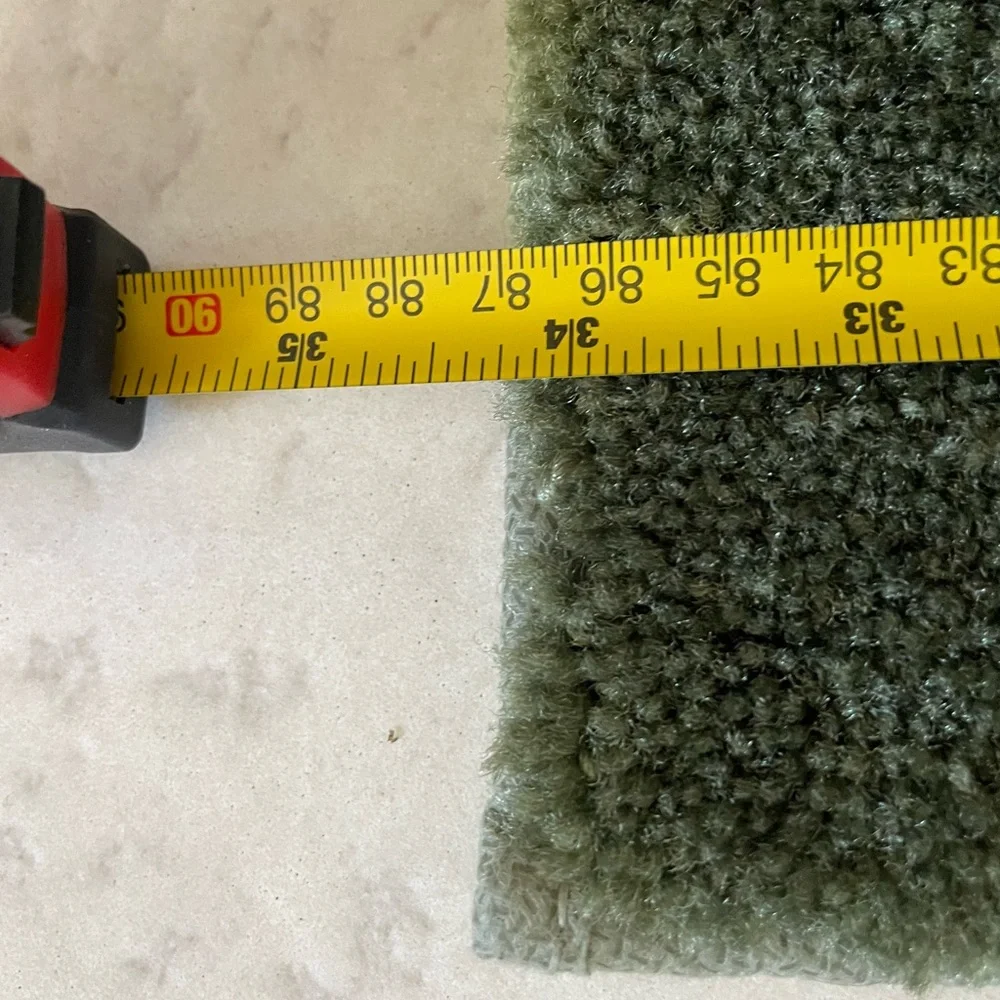 20”x34” Forest Green Racetrack Bathmat / Rug